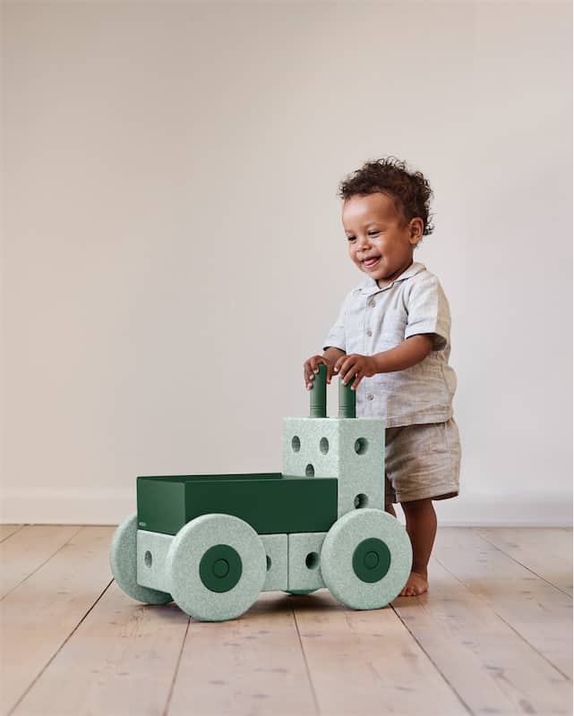 Modu 3-in-1 Gåvogn Ocean Mint / Forest Green - Image 4