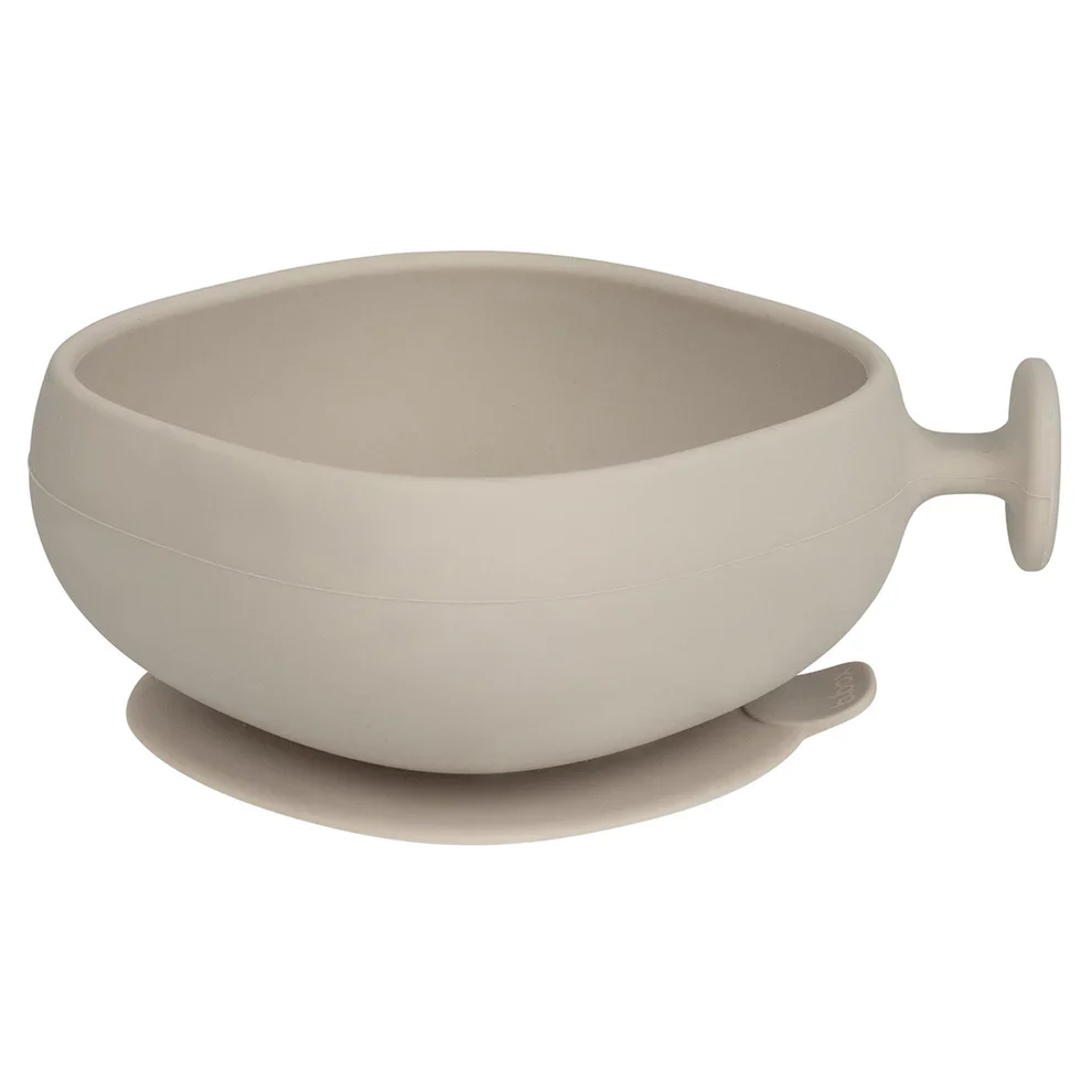 b.box Madskål med låg Silikone - Beige - Image 3