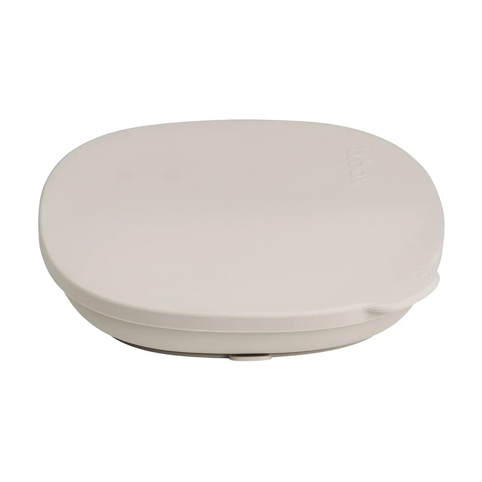 b.box Tallerken m/låg silikone - Beige - Image 3