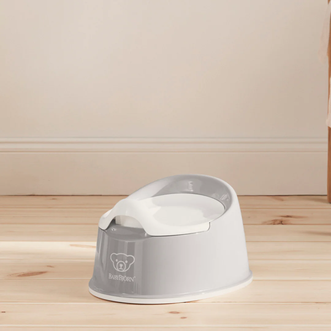BabyBjörn Smart Potte - Grå/Hvid - Image 4