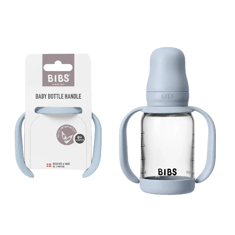 BIBS Baby Bottle Handle Baby Blue - Image 2
