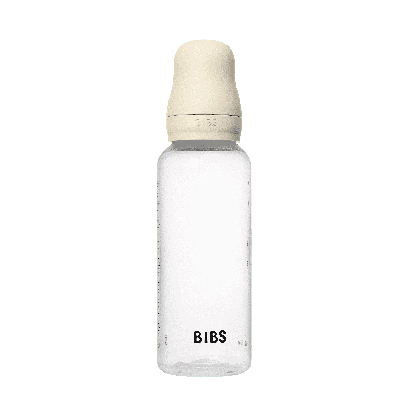 BIBS Baby Flaske Rund Latex 2 pack 270 ml Medium Flow Ivory - Image 3