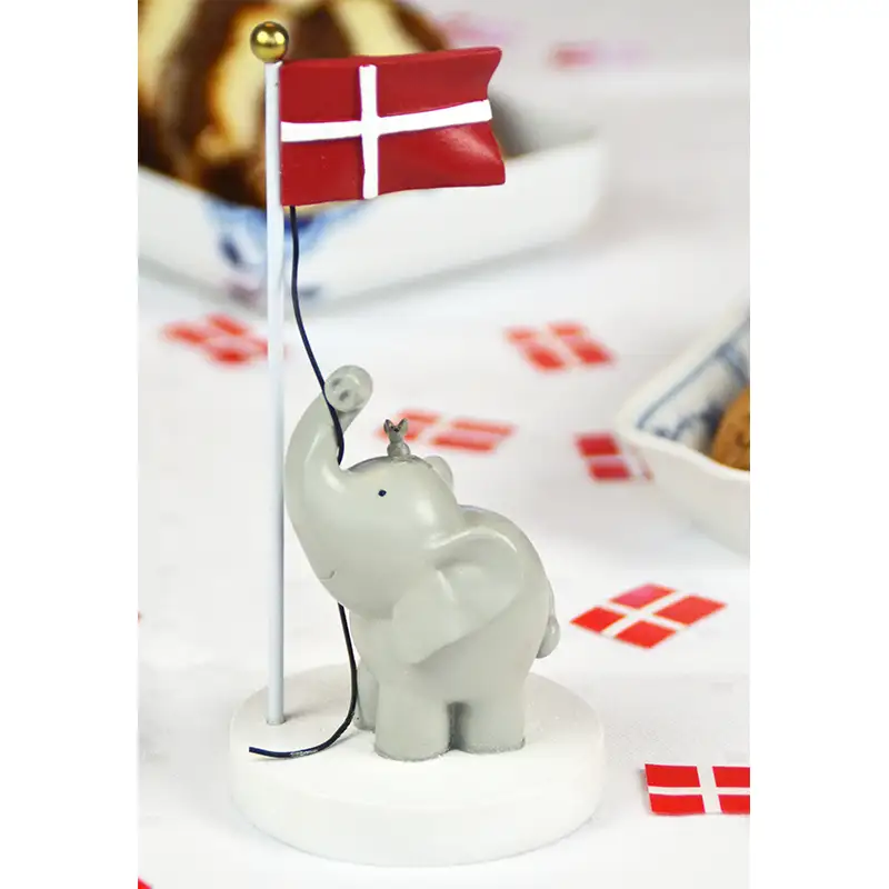 Kids By Friis Bordpynt - elefant og mus 13 cm - Image 2