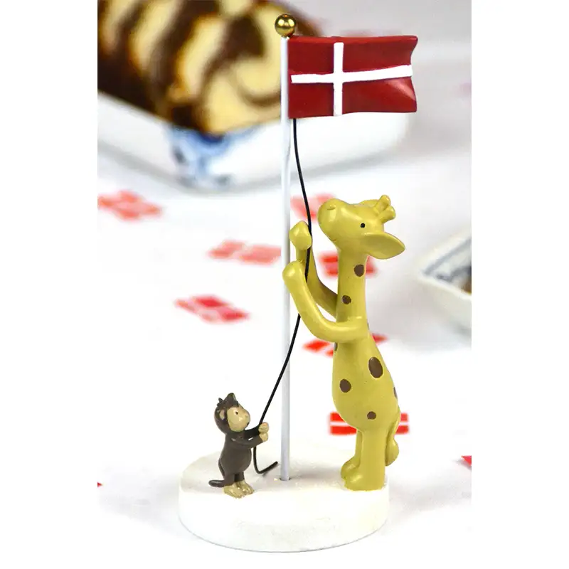 Kids By Friis Bordpynt - giraf og abe 17 cm. - Image 2