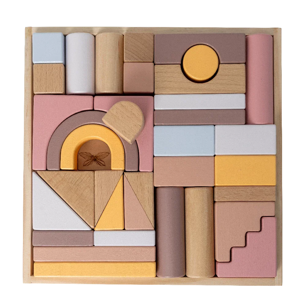 By Astrup Bakke m/Træklodser - Rosa
