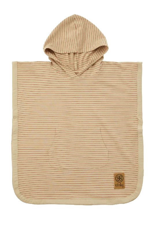 Cloby UV Poncho - Sandy Beach/ Peanut Brown (1-3 år)