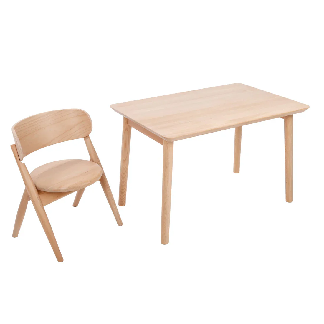 Curve Lab Skrivebord - Massiv Bøgetræ - Image 3
