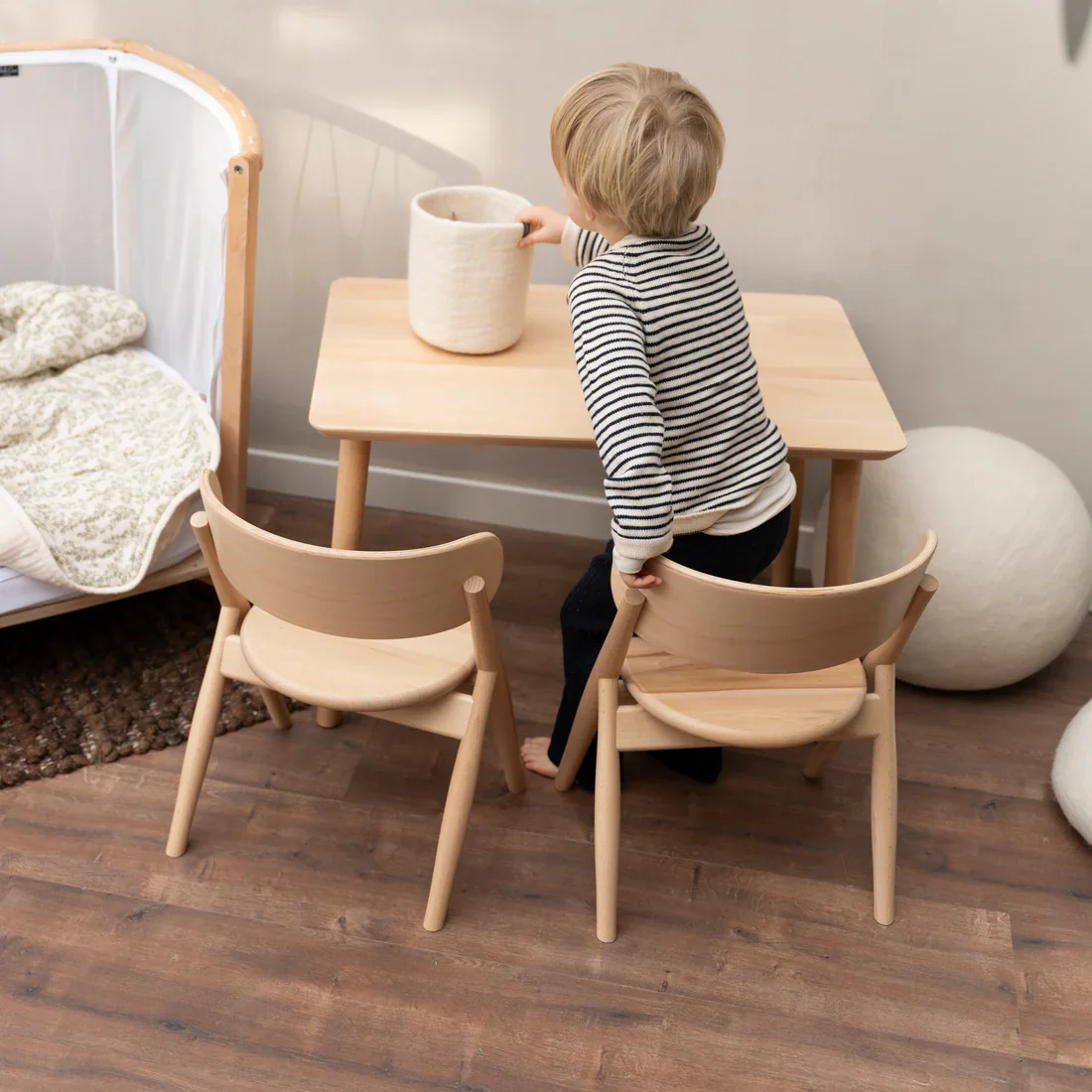 Curve Lab Skrivebord - Massiv Bøgetræ - Image 4