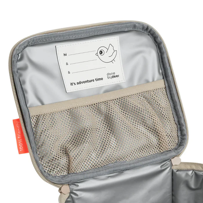 Done by Deer Lille termotaske Tiny farm 2,8L - sand - Image 3