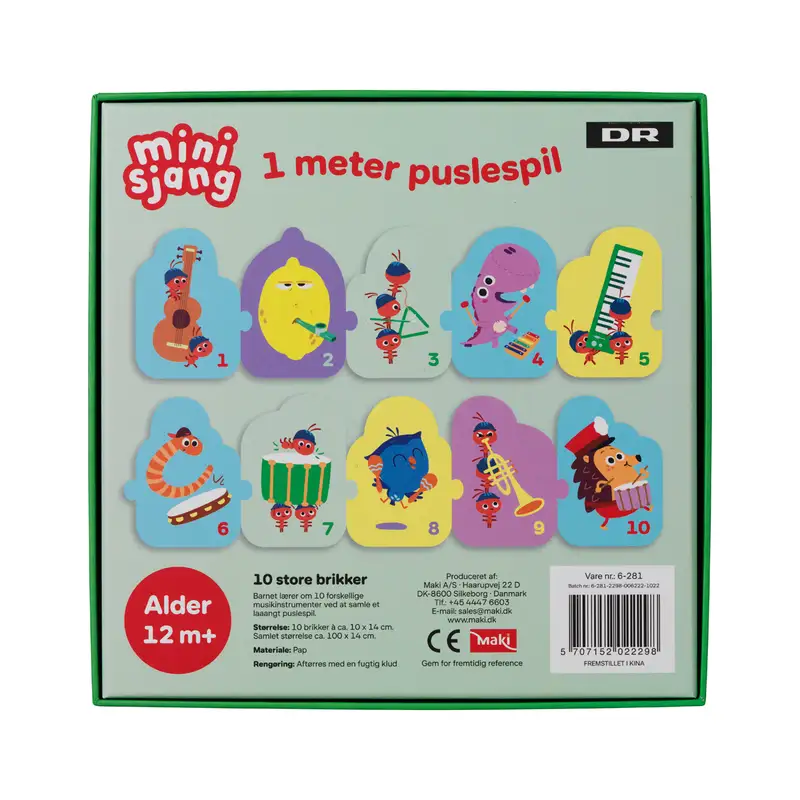 DR Børste 1 meter Puslespil - 10 pcs - Image 3