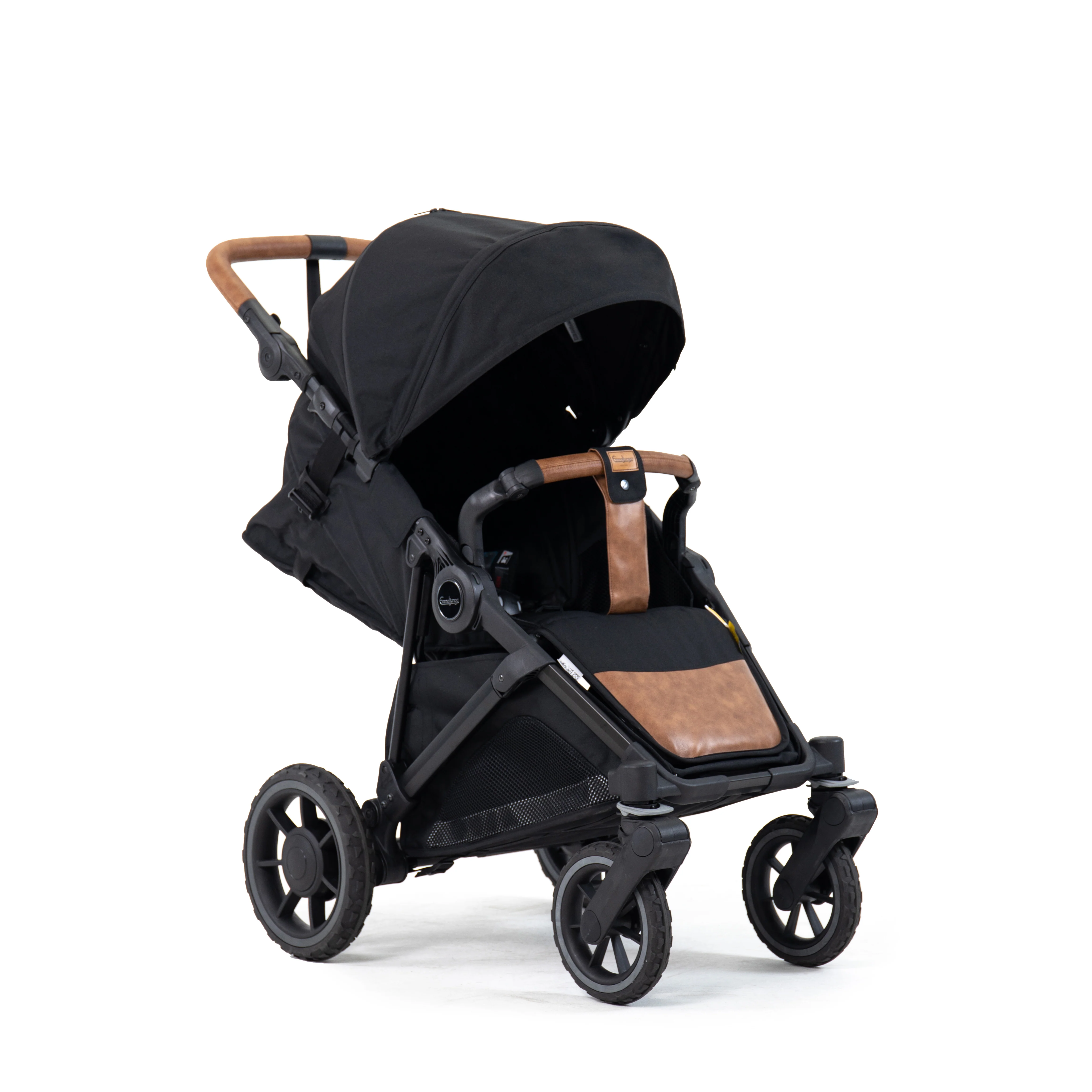 Emmaljunga Sonic Klapvogn - Outdoor Black - Image 2