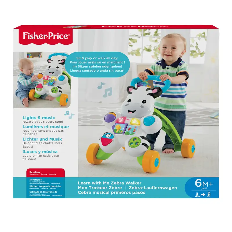 Fisher Price Learn with me Zebra Walker - Image 3