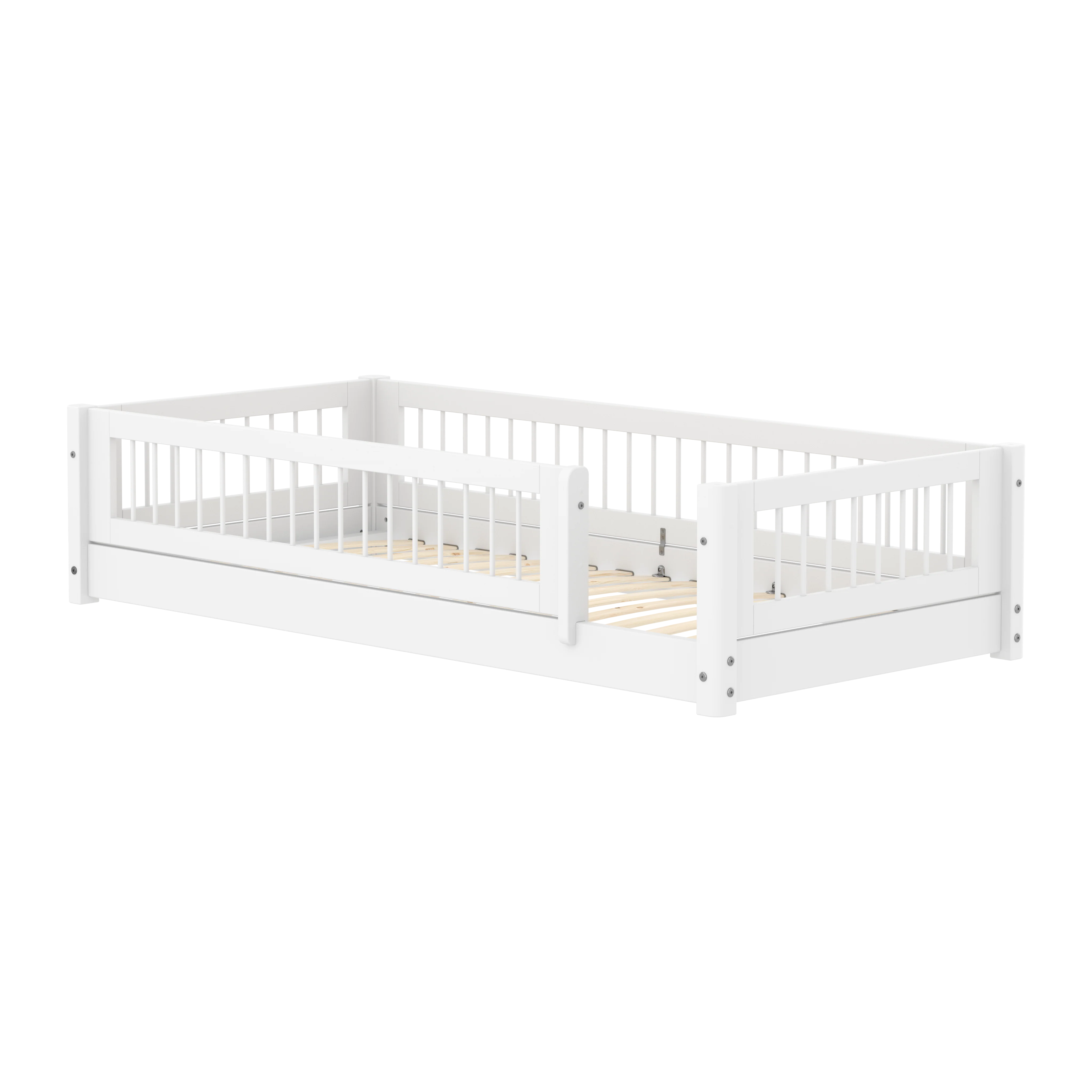 Flexa Montessori seng 90x200cm - tremmesider og sengehest (tremmer) - Image 2
