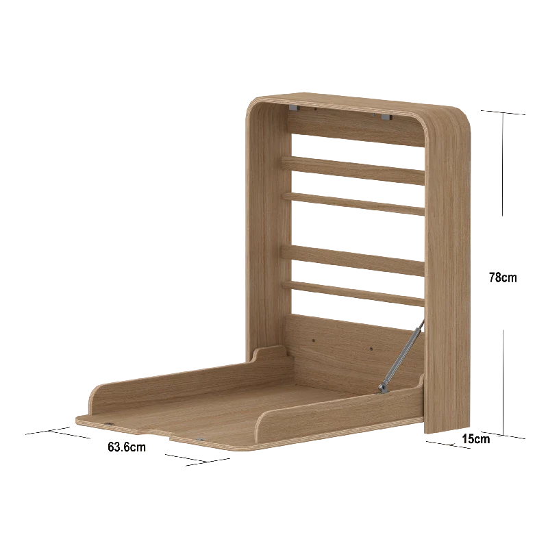 Flexa Nova puslebord væghængt - Oak - Image 4