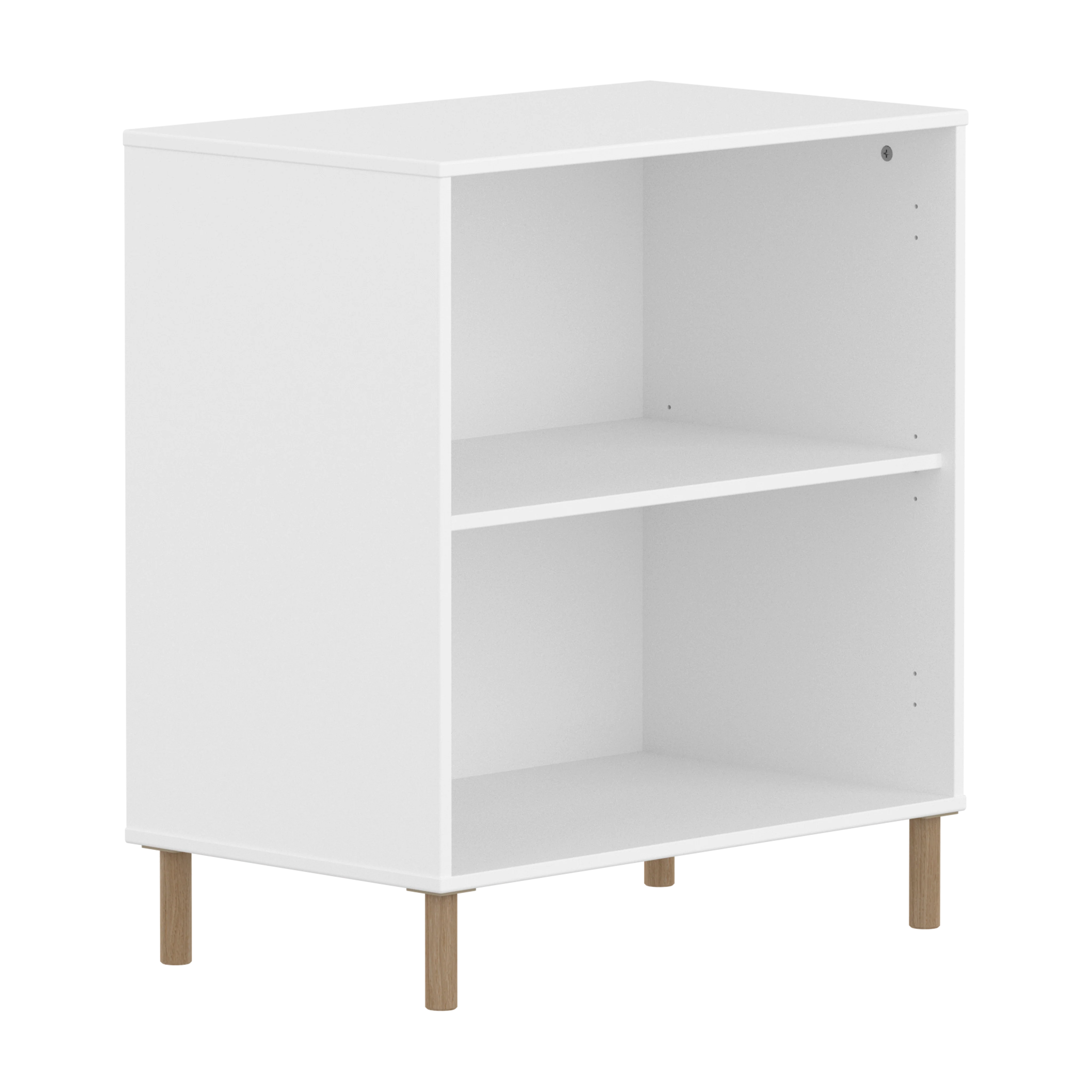 Flexa Saga Reol 84x75,5x45 Hvid/Egetræ
