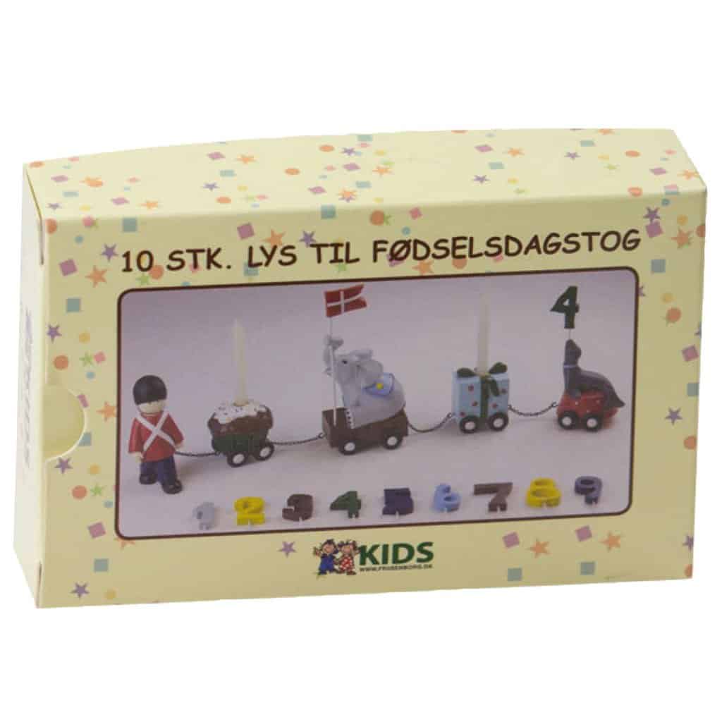 Kids by Friis fødselsdagslys til tog 10 lys i en æske - Image 3