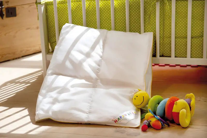Happykids Gold gåseduns dyne - Baby 70x100 - Image 2