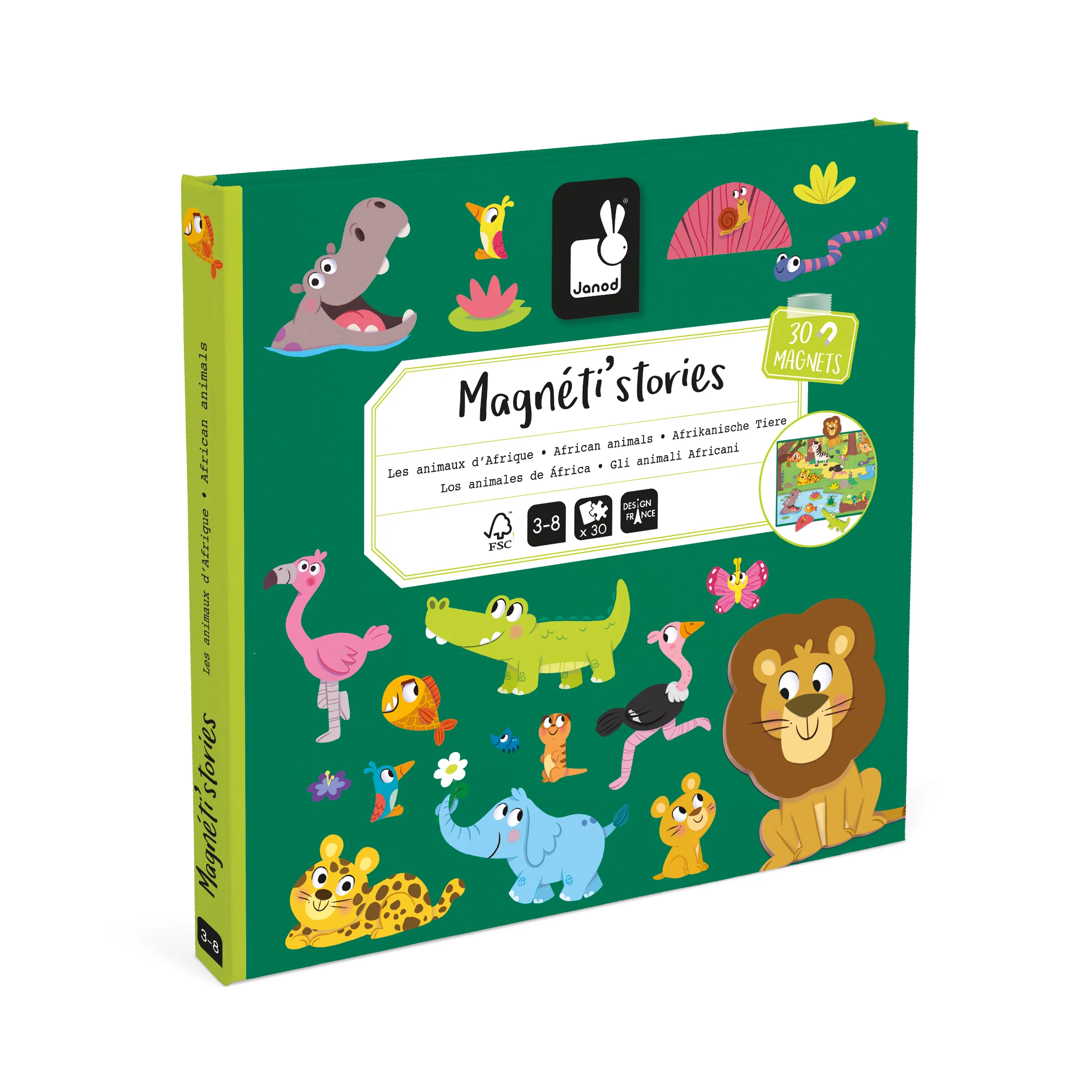 Janod - Magneti'Stories - African Animals