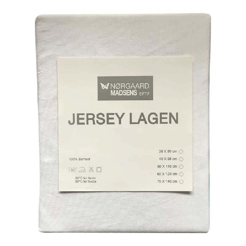 NM Jersey lagen str. 38x80 cm. Hvid