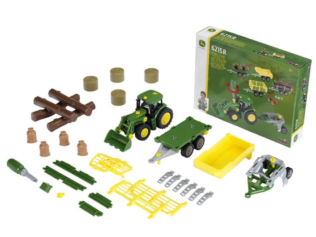 John Deere Traktor m/frontlæsser & anhænger - Image 2