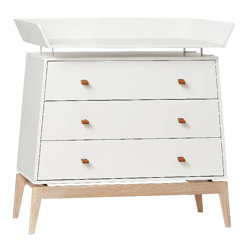 Leander Luna™ kommode inkl. pusleenhed - hvid