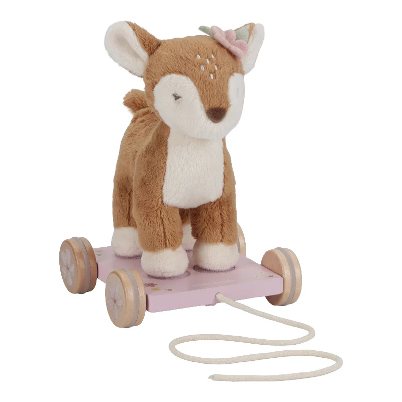 Little Dutch Pull Along Deer Fairy Garden - Image 2