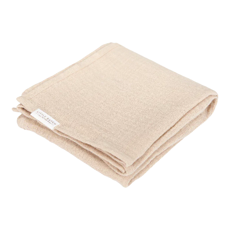 Little Dutch - Stofbleer 70x70 muslin - Baby Bunny / Beige - Image 3