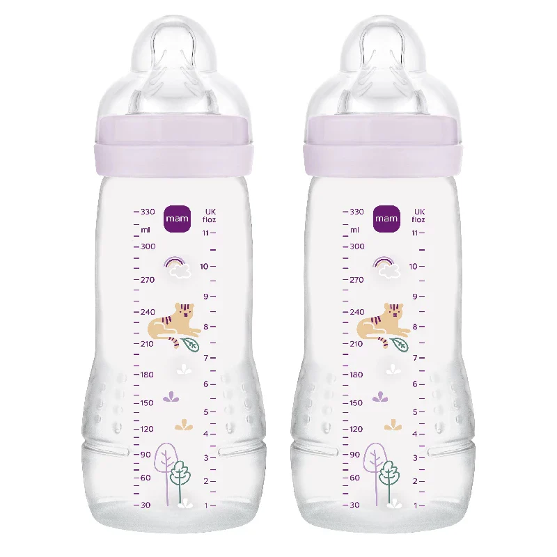MAM Easy Active Baby Bottle 330ml 2p Pink