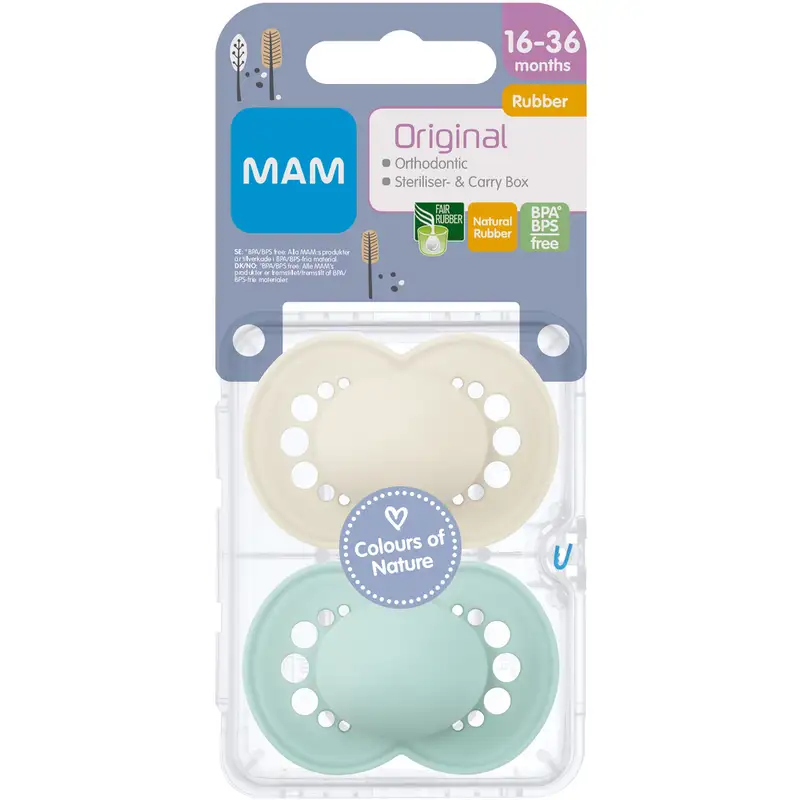 MAM Original Natural Rubber Neutral 16-36m - Image 2