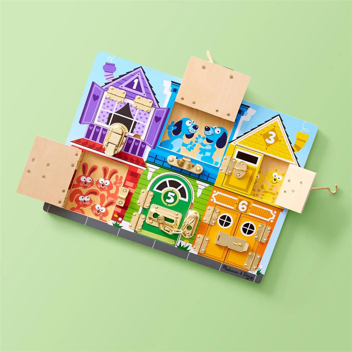 Melissa & Doug Aktivitetslegetøj - Låsebræt - Image 2