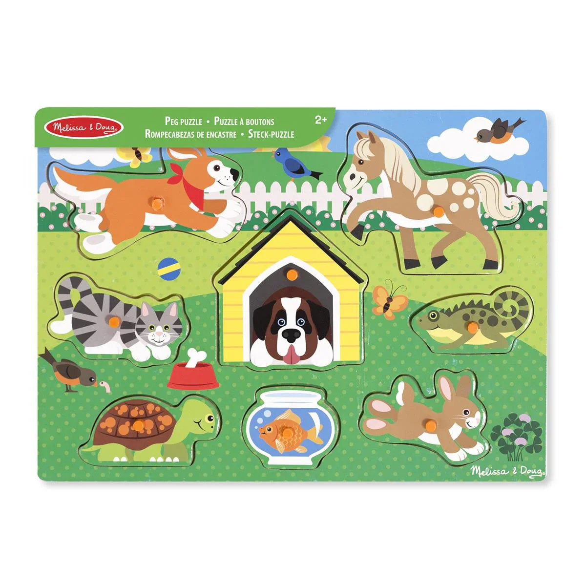 Melissa & Doug Knoppuslespil - Kæledyr