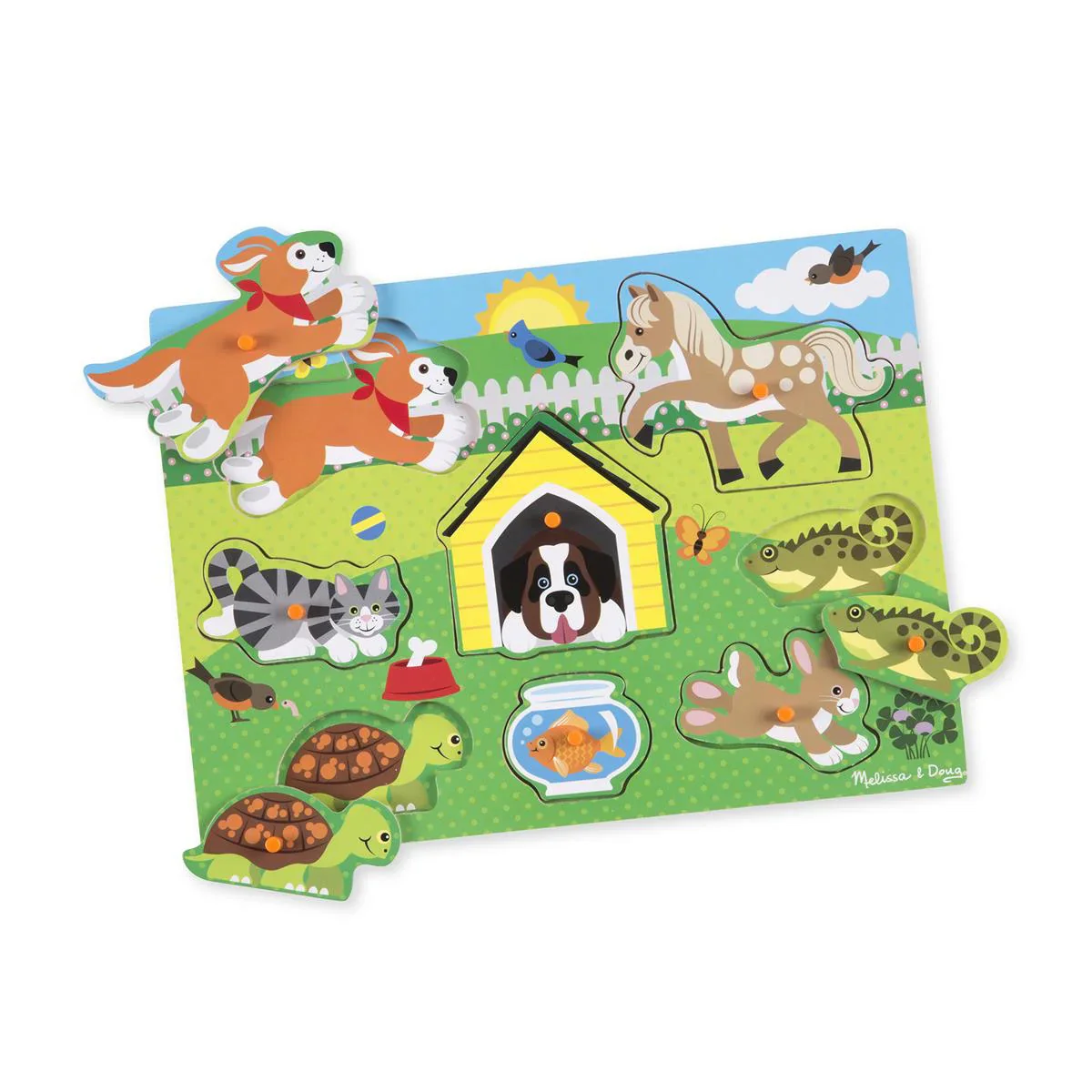 Melissa & Doug Knoppuslespil - Kæledyr - Image 2