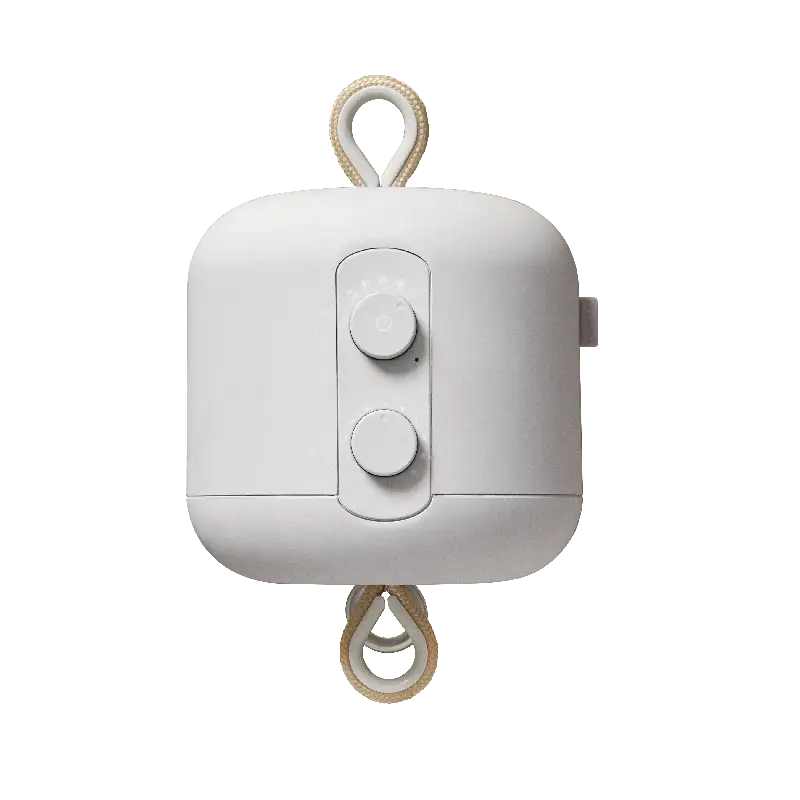 Membantu Basic slyngevugge økologisk bomuld - beige inkl. Motor - Image 6