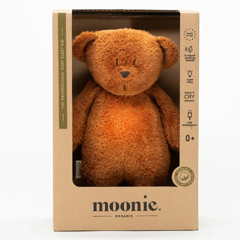 Moonie økologisk brummende bjørn m. Lampe - caramel natur - Image 2
