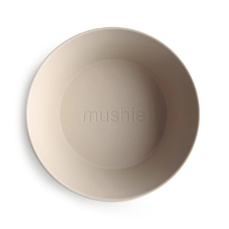 Mushie Dinner Bowl - round - vanilla - Image 2