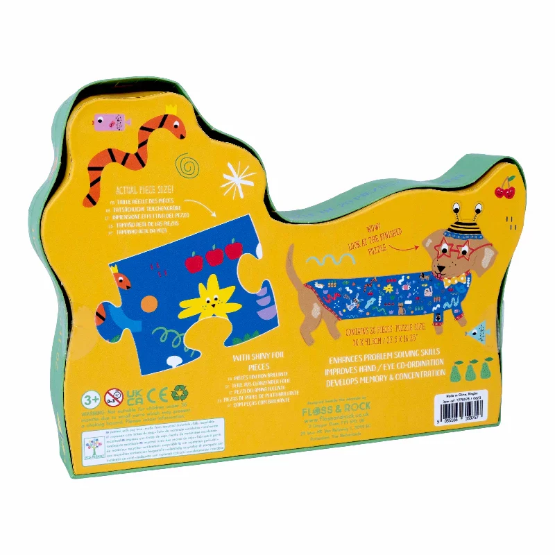 Puslespil m. formet motiv & æske 20 brikker - Pets - Image 3