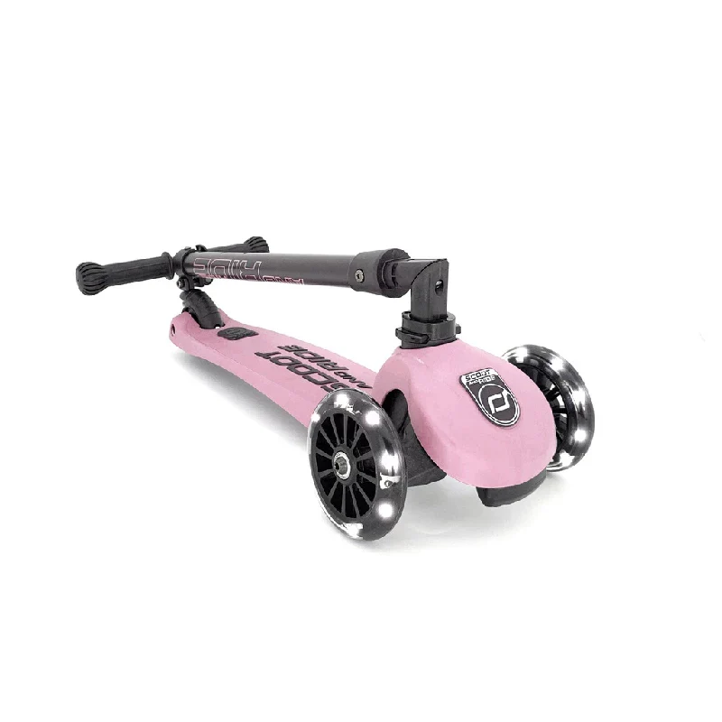 Scoot and Ride Highway Kick 3 LED - Rose - Image 2
