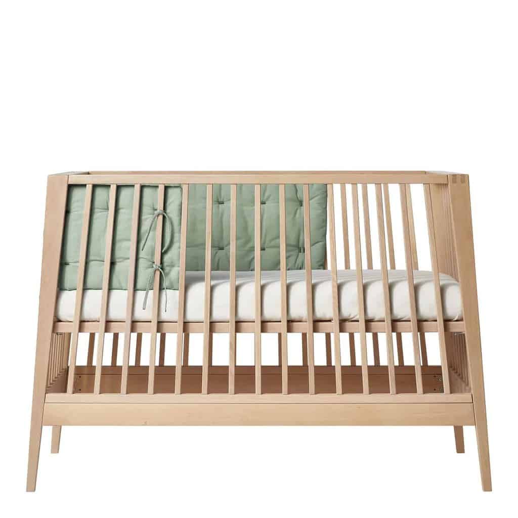 Sengerand til Leander Linea/Luna babyseng - Sage green - Image 3