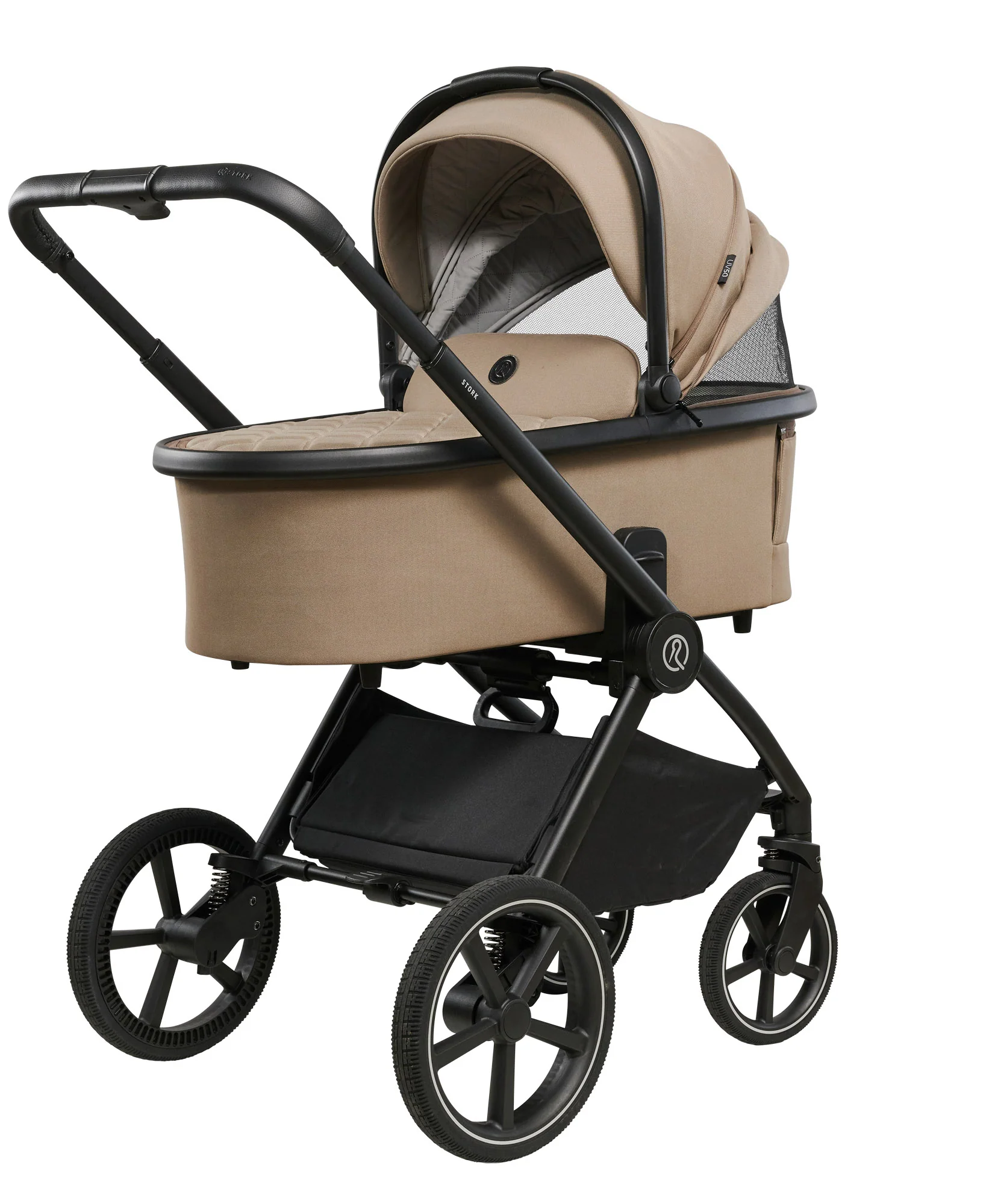 Stork Iconia Premium carrycot - sand