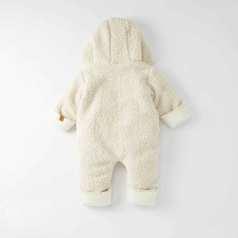 Teddy Suit - Off White (3-6m) - Image 3