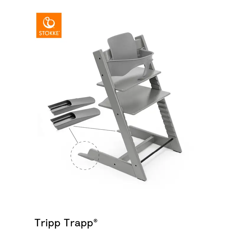 Tripp Trapp® Baby Set² Storm Grey - Image 2