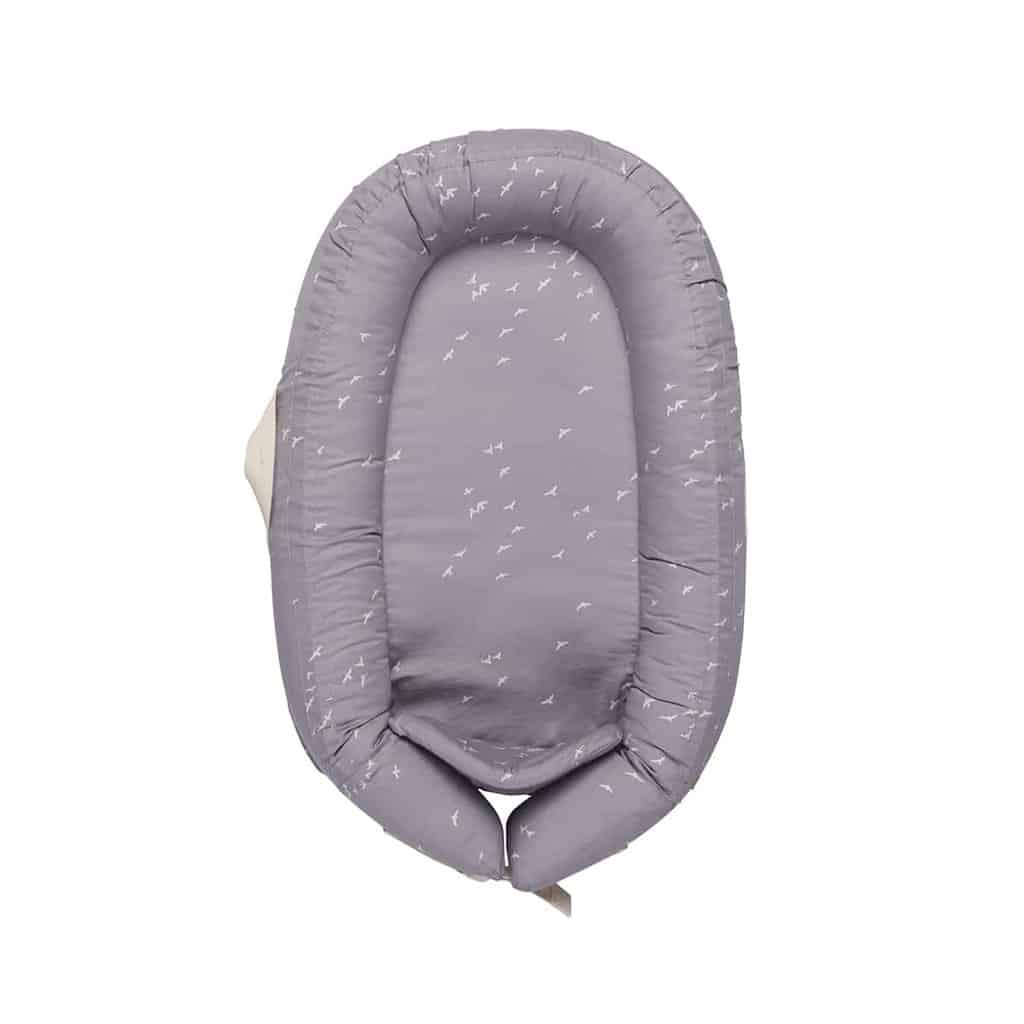 Voksi Babynest Premium - Stone Grey Flying - Image 3